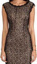 Thumbnail for your product : Halston Cap Sleeve Lace Dress