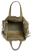 Thumbnail for your product : Valentino 'Crockee' Fringed Leather Tote - Brown
