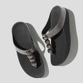 Thumbnail for your product : FitFlop Rolatm Leather Toe-Thong Sandals