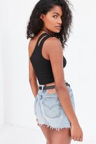 Thumbnail for your product : Silence & Noise Silence + Noise One Shoulder Cropped Top