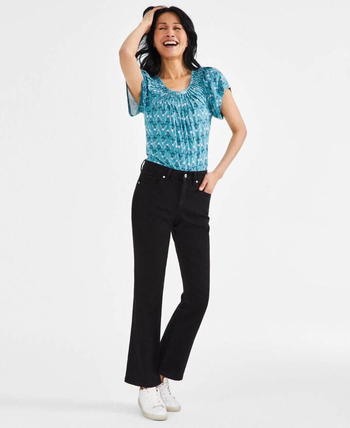 Style & Co Petite Mid-Rise Pull On Jeggings, Created for Macy's