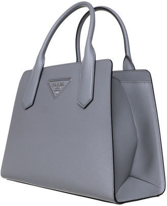 Prada Grey Handbag - ShopStyle Tote Bags