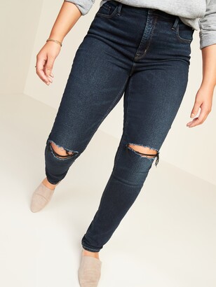 Old Navy High-Waisted Rockstar Super Skinny Ripped Jeans for Women -  ShopStyle
