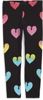 Thumbnail for your product : Flowers by Zoe Bolt Heart Leggings (Big Girls)