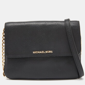 Michael Kors Fulton Black Quilted Leather Cross Body Handbag