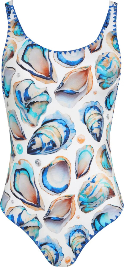 BRIGITTE Shell-Print Swimsuit