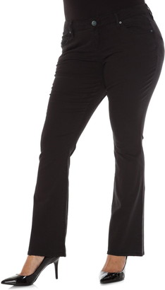 women's black stretch bootcut jeans