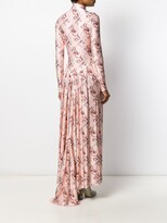 Thumbnail for your product : Paco Rabanne Floral-Print Long Dress