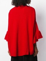 Thumbnail for your product : Valentino Flounce Sleeve Jumper