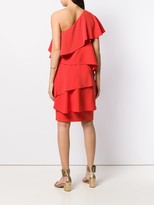 Thumbnail for your product : Lanvin Asymmetric Ruffled Party Dress