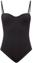 Thumbnail for your product : Totême Underwired Recycled-fibre Swimsuit - Black