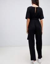 Thumbnail for your product : ASOS Maternity DESIGN Maternity belted jumpsuit with kimono sleeve