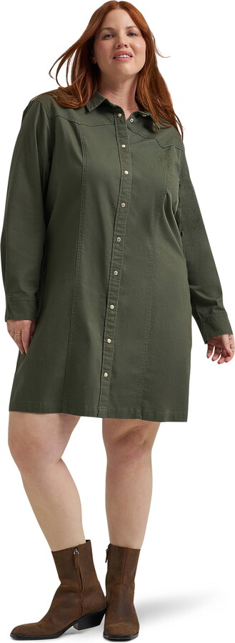 Lee® Women’s Plus Heritage Western Dress, Sizes 0X-4X