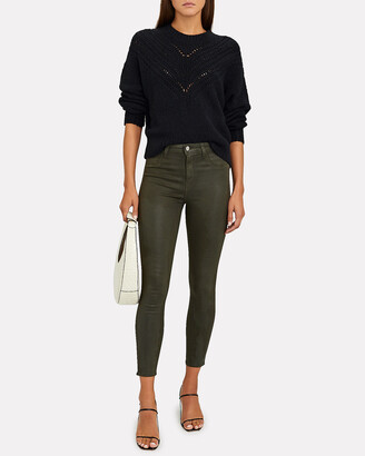 L'Agence Margot Coated Skinny Jeans