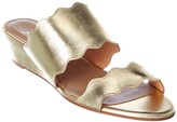 Thumbnail for your product : French Sole Brisbane Leather Wedge Sandal