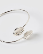 Thumbnail for your product : Miz Casa and Co - Women's Silver Cuffs - Cowrie Solid Bracelet - Size One Size at The Iconic