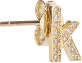 Thumbnail for your product : Jennifer Meyer Women's Letter Stud-Colorless