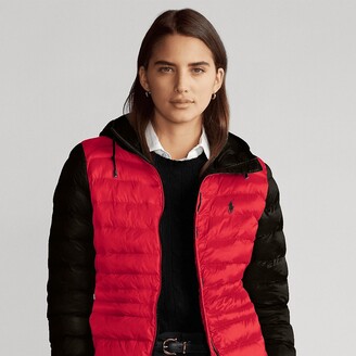 polo packable hooded jacket