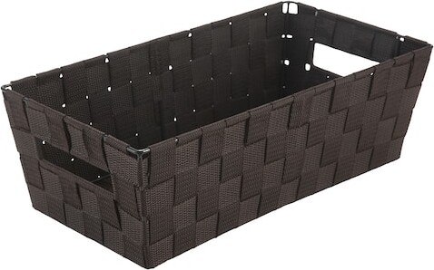 Simplify Medium Woven Strap Shelf Tote in Chocolate