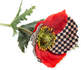 Thumbnail for your product : Mackenzie Childs Courtly Check Poppy Decoration