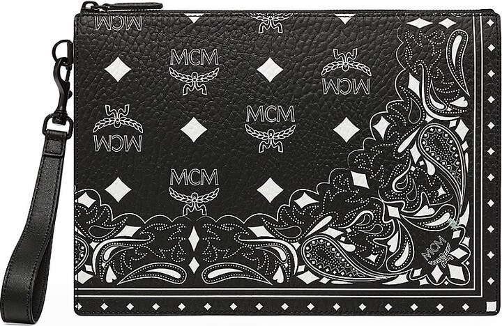 MCM medium Aren clutch bag - ShopStyle