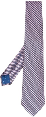 Paul Smith Dogstooth Pattern Silk Tie