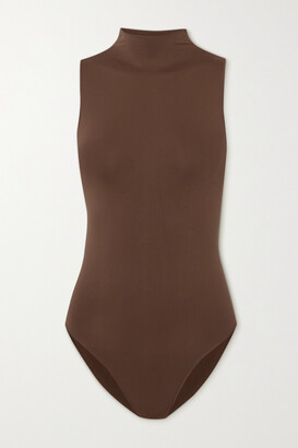 SKIMS Essential Mock Neck Bodysuit - Smokey Quartz - ShopStyle Plus Size  Intimates