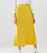 Thumbnail for your product : ASOS Tall DESIGN Tall bias cut satin midi skirt