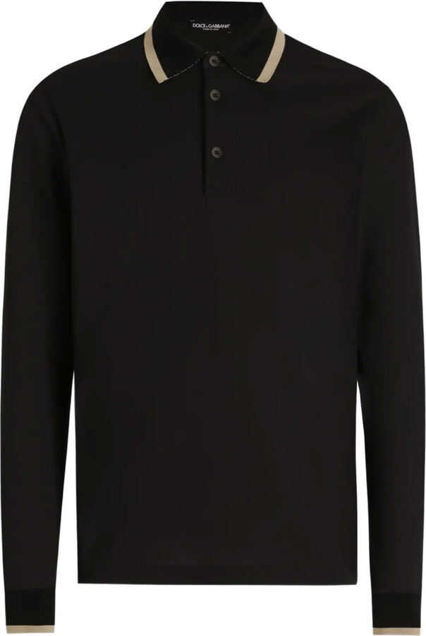 Dolce & Gabbana Long-Sleeved Polo Shirt