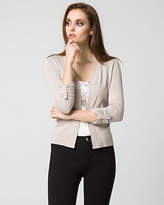 Thumbnail for your product : Le Château Viscose Blend Open-Front Cardigan