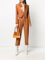 Thumbnail for your product : Hebe Studio Cropped Tailored Blazer