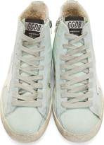 Thumbnail for your product : Golden Goose Deluxe Brand 31853 Golden Goose Mint Green Francy High-Top Sneaker