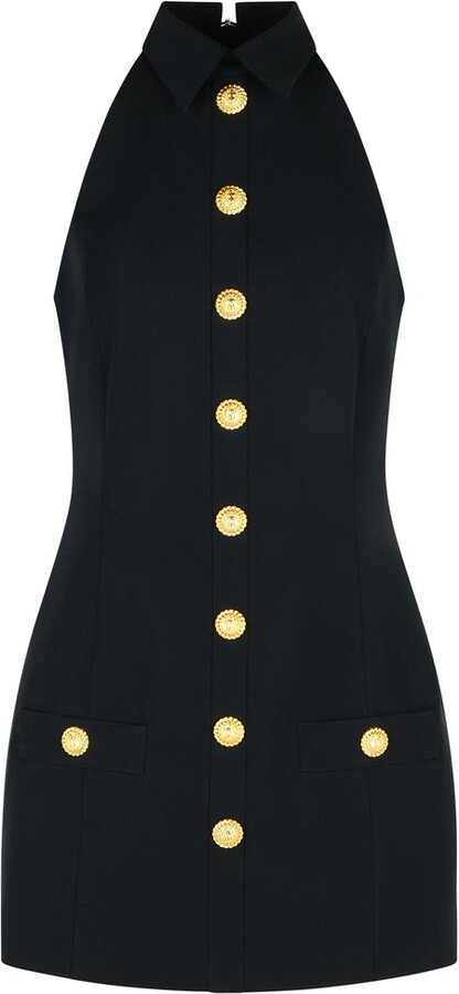 Balmain Regular Fit Sleeveless Dress