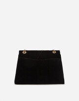 Thumbnail for your product : Dolce & Gabbana Large Devotion shoulder bag in quilted velvet