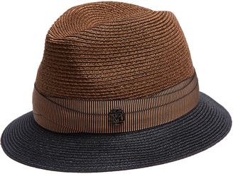 Maison Michel Ygor hemp-straw trilby hat