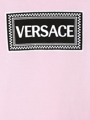 Versace embroidered logo T-shirt