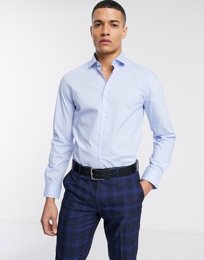 moss bros slim fit shirts