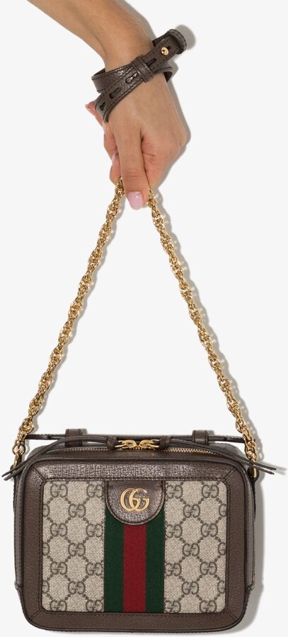 Gucci Brown GG Supreme 'Gucci 1955' Horsebit Mini Bag - ShopStyle