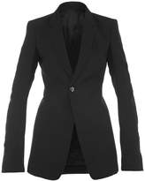 Thumbnail for your product : Rick Owens Wool Blend Blazer