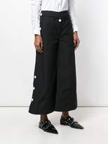 Thumbnail for your product : Eudon Choi tailored cropped palazzo trousers