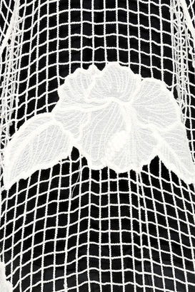 Amuse Society Nickel Ivory Lace Kimono Top