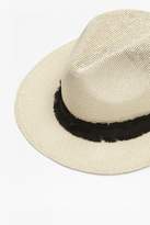 Thumbnail for your product : French Connection Riley Raffia Trilby Hat