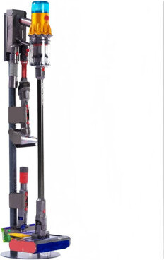 XIANGXIELISHE Vacuum Stand Compatible With Dyson V15, V12, V11, V10, V8, V7,2 Clips For 7 Attachment Holder