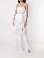 Thumbnail for your product : AMIR SLAMA Lace Maxi Skirt