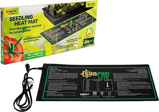 Sunpak SUNPACKSunPadLite17WSeedlingHeatingMat,Black,9"x19.5"