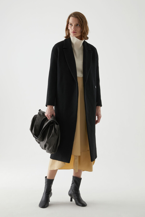 cos belted wool coat