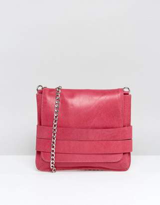 Urban Code Urbancode Leather Crossbody Bag With Fold Through Detail
