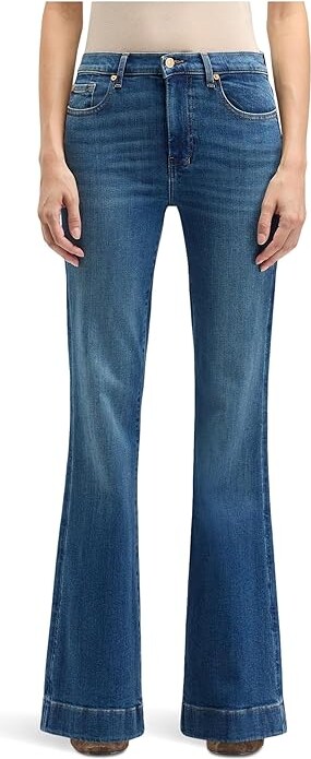 7 For All Mankind Dojo Tailorless Women's Jeans Retro Fade With : 32 32, Cotton/Denim/Elastane
