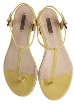 Thumbnail for your product : Bottega Veneta Patent Leather T-Strap Sandals