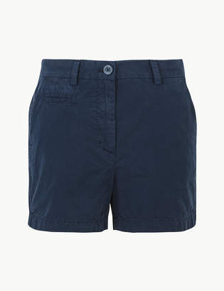 Marks and Spencer Shorter Length Pure Cotton Chino Shorts